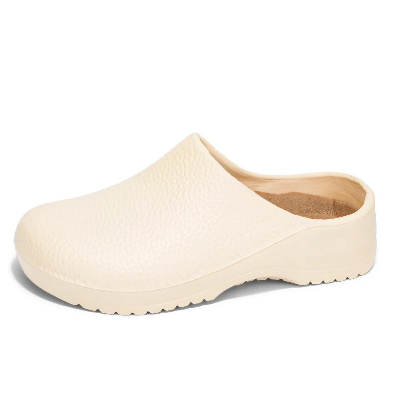 Couple Chef Shoes Four Seasons Waterproof Anti slip Men's and Women's casual Business Work Shoes Fashion comfort Half EVA Shoes