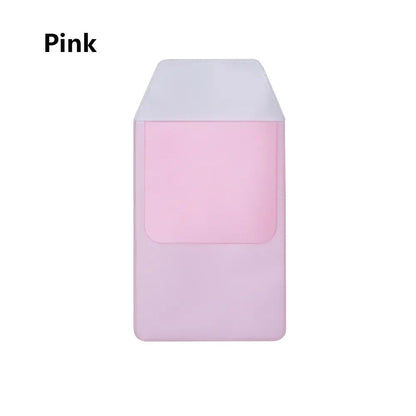 1PC Colorful Nylon Mesh Zipper Case Transparent Grid Cosmetic Makeup Pouch Handbags Coin Purse Mesh Pen Bag Home Storage