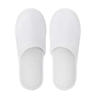 5/10 Pairs Spa Slippers of Brushed Plush Closed-toe Disposable Slippers for Men and Women Suitable for Families Guest Hotel Tra