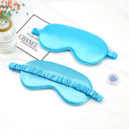 Imitated Silk Eye Mask for Sleeping Breathable Eyeshade Cover Sleeping Mask for Travel Nap Soft Comfort Blindfold Night Eyepatch