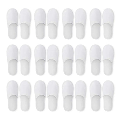 5/10 Pairs Spa Slippers of Brushed Plush Closed-toe Disposable Slippers for Men and Women Suitable for Families Guest Hotel Tra