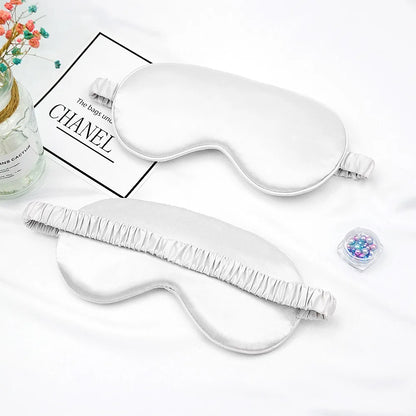 Imitated Silk Eye Mask for Sleeping Breathable Eyeshade Cover Sleeping Mask for Travel Nap Soft Comfort Blindfold Night Eyepatch