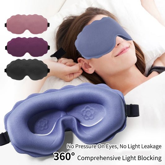 Blockout Sleeping Mask 3D Sleep Mask for Eyes Memory Foam Soft Eyeshade Eye Mask Blindfold Sleeping Aid Slaapmasker Eyepathch
