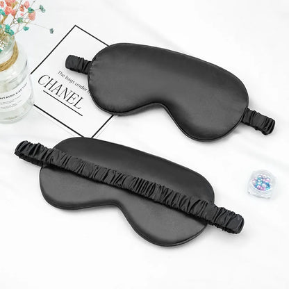 Imitated Silk Eye Mask for Sleeping Breathable Eyeshade Cover Sleeping Mask for Travel Nap Soft Comfort Blindfold Night Eyepatch