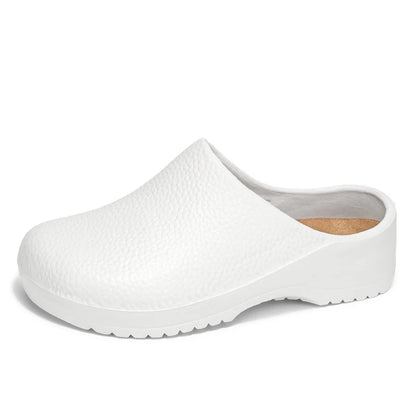 Couple Chef Shoes Four Seasons Waterproof  Anti slip Men's and Women's casual Business Work Shoes Fashion comfort Half EVA Shoes