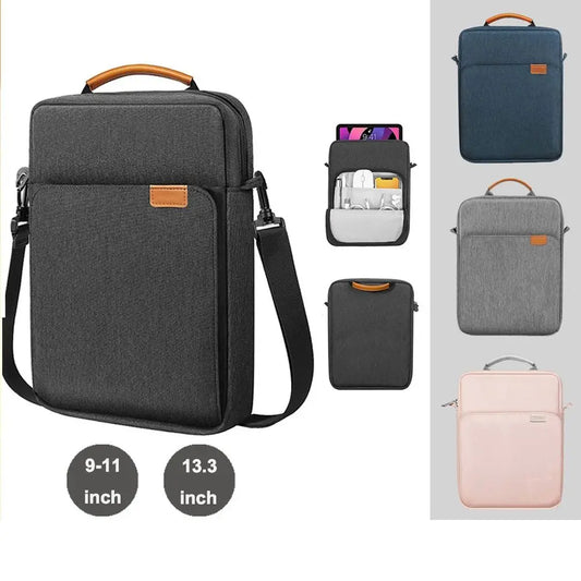 Shoulder Bag for MacBook Air M1 Case 2023 New M2 13 inch Laptop Bag for iPad Air 5 Pro 12.9 11 10th Gen S9 8 7 Plus women / men