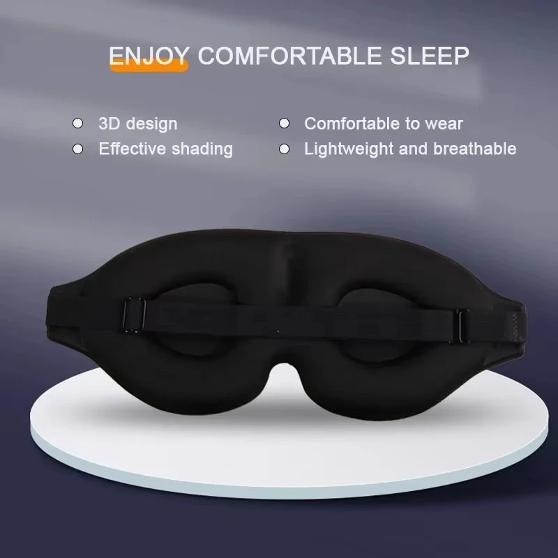 Eye Mask for Sleeping 3D Contoured Cup Blindfold Concave Molded Night Sleep Mask Block Out Light with Women Men